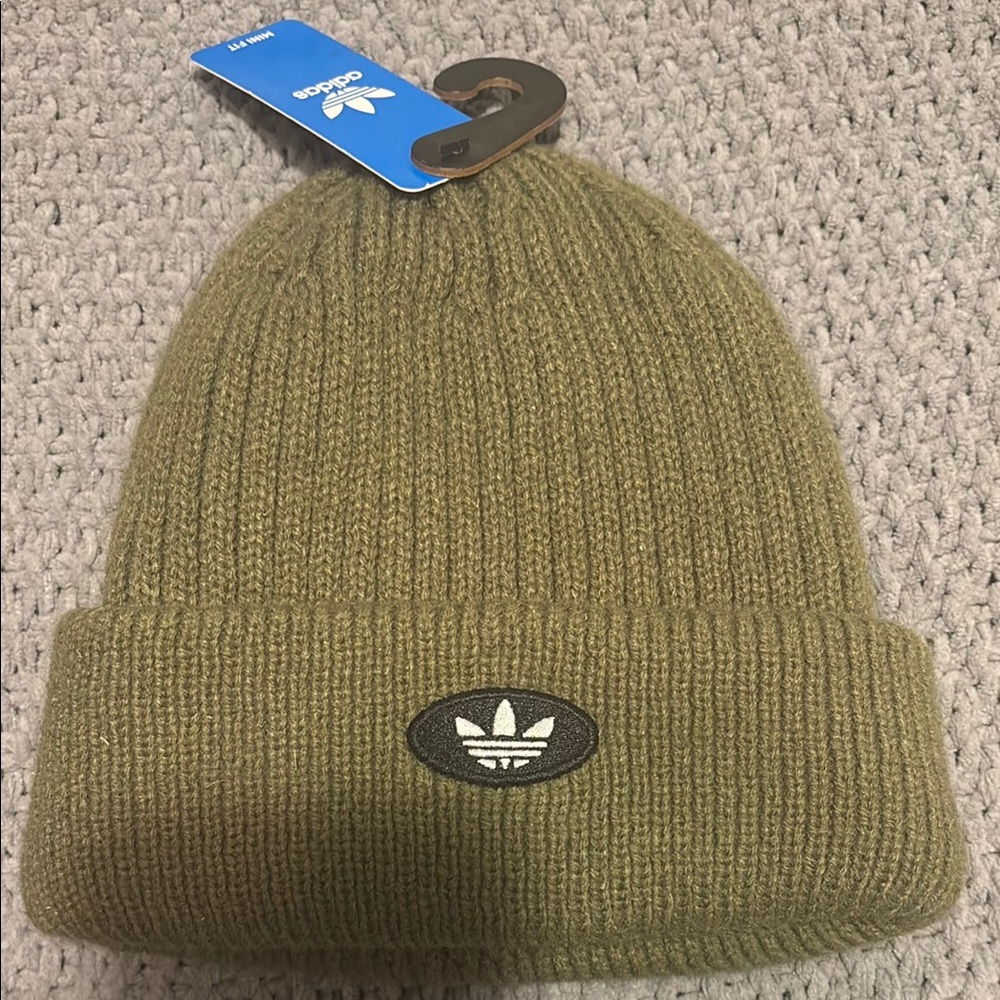 Adidas Olive Green Beanie